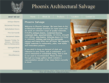 Tablet Screenshot of phoenixsalvage.ie